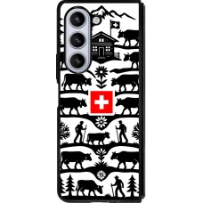 Samsung Galaxy Z Fold5 Case Hülle - Silikon schwarz Poya Schweiz 3