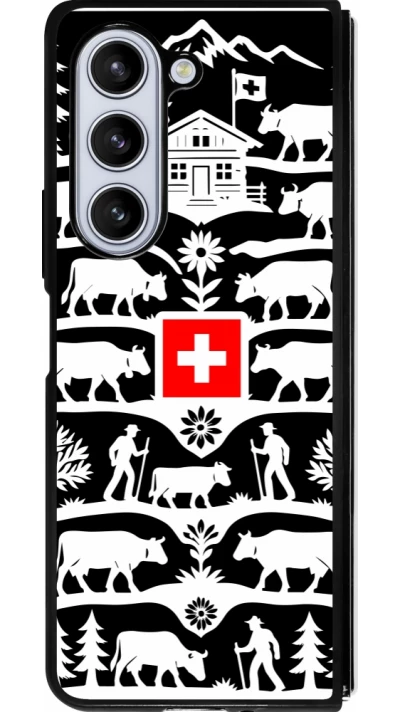 Samsung Galaxy Z Fold5 Case Hülle - Silikon schwarz Poya Schweiz 3 schwarz