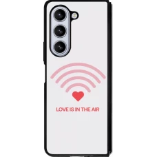 Samsung Galaxy Z Fold5 Case Hülle - Silikon schwarz Saint Valentines Day 26 Love is in the air