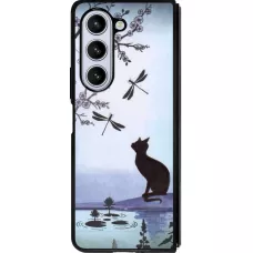 Coque Samsung Galaxy Z Fold5 - Silicone rigide noir Spring 19 12