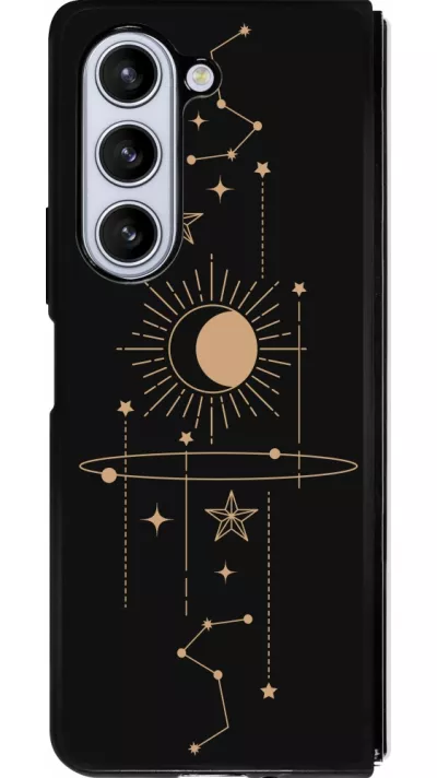 Coque Samsung Galaxy Z Fold5 - Silicone rigide noir Spring 23 astro