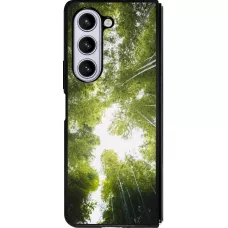 Coque Samsung Galaxy Z Fold5 - Silicone rigide noir Spring 23 forest blue sky