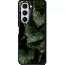 Samsung Galaxy Z Fold5 Case Hülle - Silikon schwarz Spring 23 fresh plants
