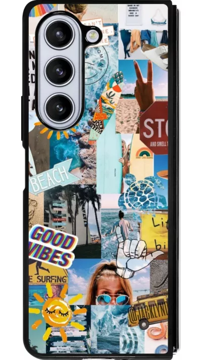 Coque Samsung Galaxy Z Fold5 - Silicone rigide noir Summer 2021 15