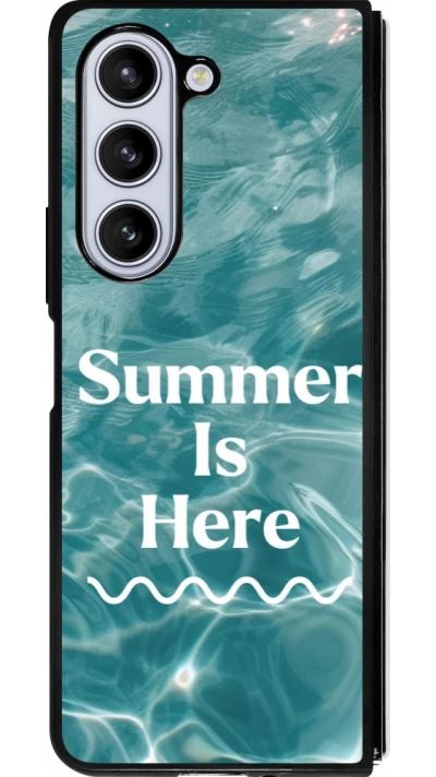 Coque Samsung Galaxy Z Fold5 - Silicone rigide noir Summer 2025 Summer is here