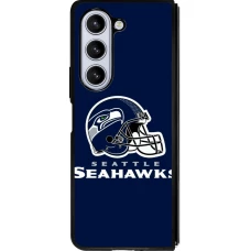 Coque Samsung Galaxy Z Fold5 - Silicone rigide noir Super Bowl 26 Seattle 3