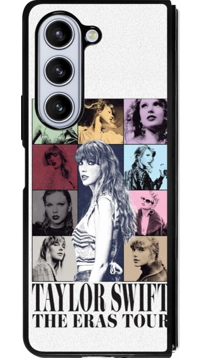 Coque Samsung Galaxy Z Fold5 - Silicone rigide noir Taylor Swift The Eras Tour