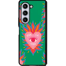 Samsung Galaxy Z Fold5 Case Hülle - Silikon schwarz Viva la vida 2026
