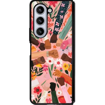 Samsung Galaxy Z Fold5 Case Hülle - Silikon schwarz Womens day 2026 8