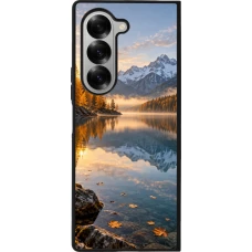 Coque Samsung Galaxy Z Fold6 - Silicone rigide noir Autumn 26 Autumn lake