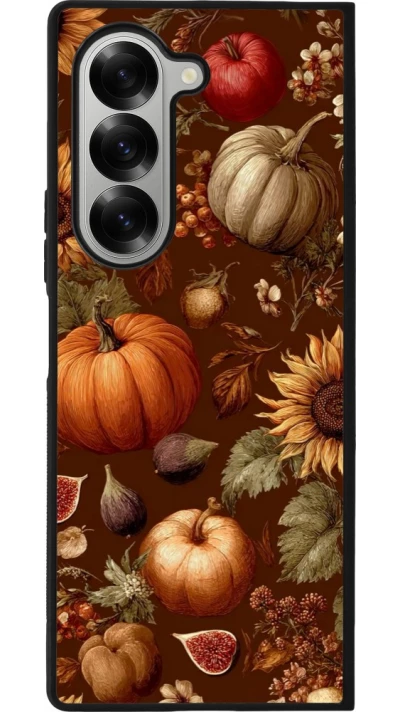 Coque Samsung Galaxy Z Fold6 - Silicone rigide noir Autumn 26 Autumn still life