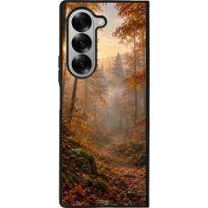 Coque Samsung Galaxy Z Fold6 - Silicone rigide noir Autumn 26 Autumn walk