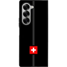 Samsung Galaxy Z Fold6 Case Hülle - Silikon schwarz Kanton CH schwarz