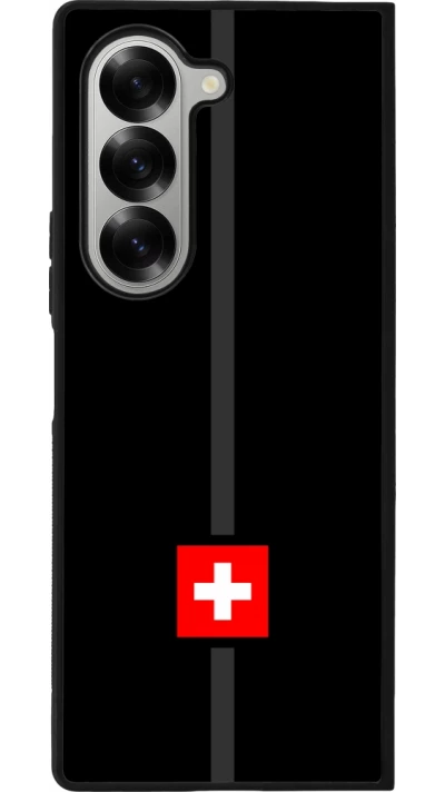Samsung Galaxy Z Fold6 Case Hülle - Silikon schwarz Kanton CH schwarz