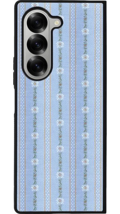 Samsung Galaxy Z Fold6 Case Hülle - Silikon schwarz Edelweiss