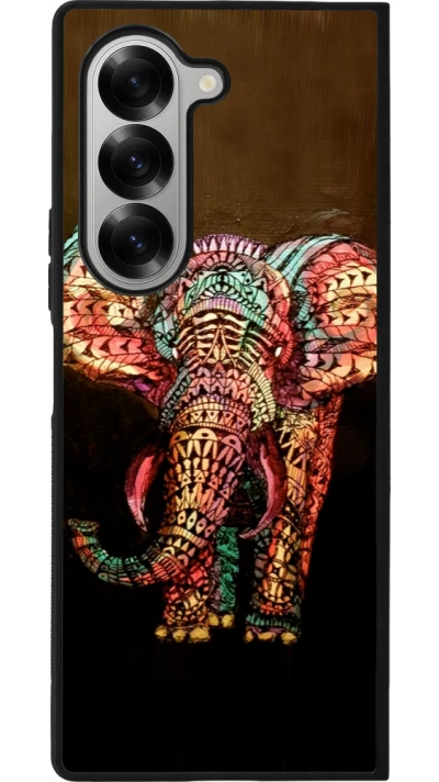 Samsung Galaxy Z Fold6 Case Hülle - Silikon schwarz Elephant 02