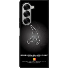 Samsung Galaxy Z Fold6 Case Hülle - Silikon schwarz F1 Track 2025 Belgium