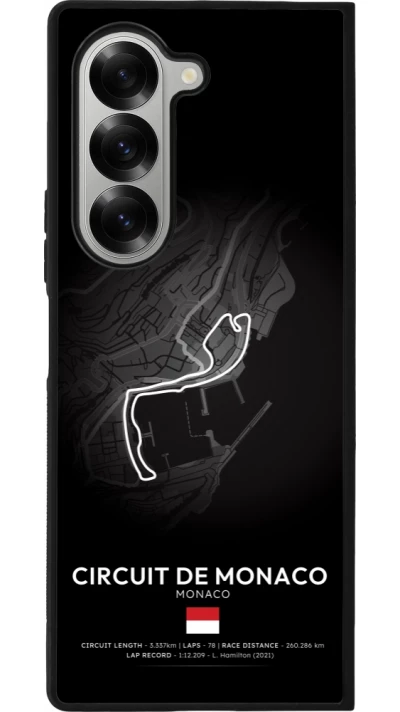 Samsung Galaxy Z Fold6 Case Hülle - Silikon schwarz F1 Track 2025 Monaco