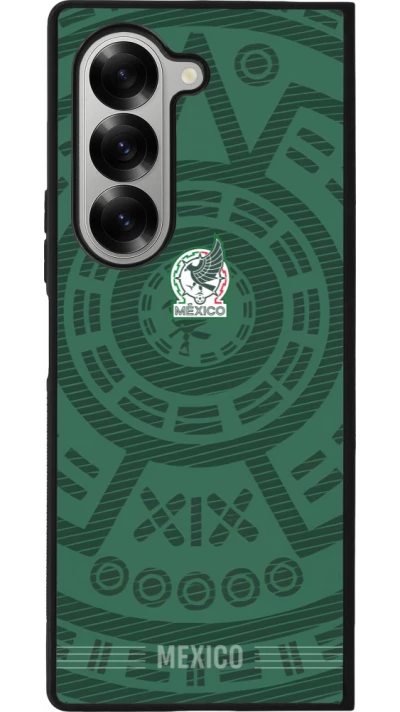 Samsung Galaxy Z Fold6 Case Hülle - Silikon schwarz Mexiko 2026 personalisierbares Fussballtrikot