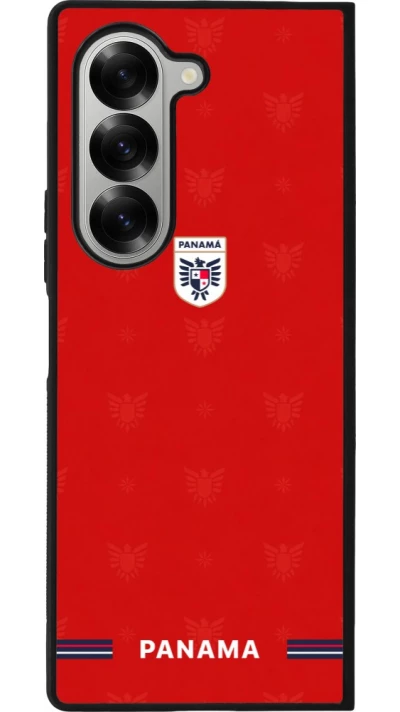 Samsung Galaxy Z Fold6 Case Hülle - Silikon schwarz Panama 2026 personalisierbares Fussballtrikot