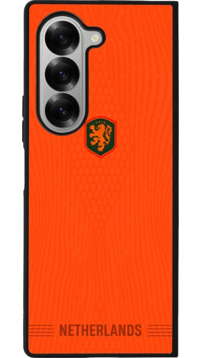 Samsung Galaxy Z Fold6 Case Hülle - Silikon schwarz Niederlande 2026 personalisierbares Fussballtrikot
