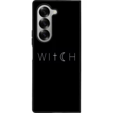 Samsung Galaxy Z Fold6 Case Hülle - Silikon schwarz Halloween 22 witch word