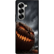 Coque Samsung Galaxy Z Fold6 - Silicone rigide noir Halloween 2026 The Wicked Pumpkin