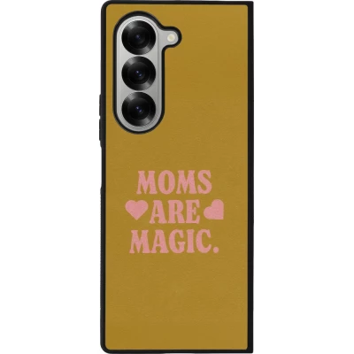 Samsung Galaxy Z Fold6 Case Hülle - Silikon schwarz Mom 2026 Are Magic