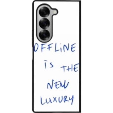 Coque Samsung Galaxy Z Fold6 - Silicone rigide noir Offline is the new luxury