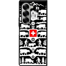 Samsung Galaxy Z Fold6 Case Hülle - Silikon schwarz Poya Schweiz 3 schwarz