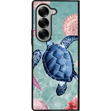 Coque Samsung Galaxy Z Fold6 - Silicone rigide noir Preppy Turtle