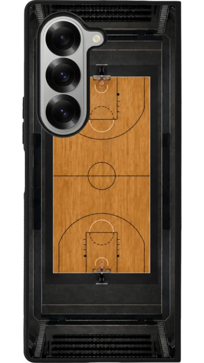 Coque Samsung Galaxy Z Fold6 - Silicone rigide noir Sports 2026 Basketball