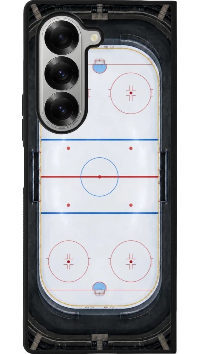 Coque Samsung Galaxy Z Fold6 - Silicone rigide noir Sports 2026 Hockey