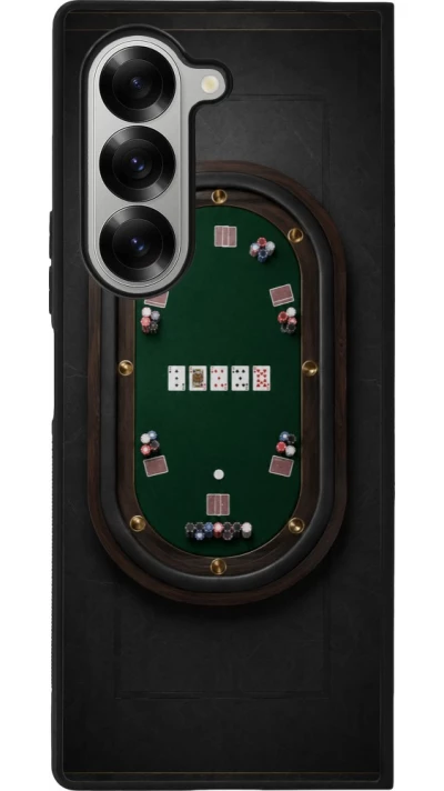 Coque Samsung Galaxy Z Fold6 - Silicone rigide noir Sports 2026 Poker