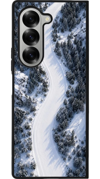 Coque Samsung Galaxy Z Fold6 - Silicone rigide noir Sports 2026 Ski