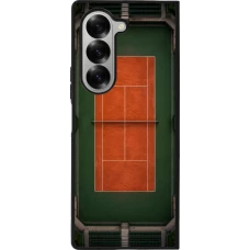 Coque Samsung Galaxy Z Fold6 - Silicone rigide noir Sports 2026 Tennis