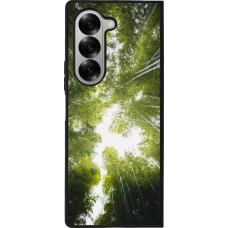 Coque Samsung Galaxy Z Fold6 - Silicone rigide noir Spring 23 forest blue sky