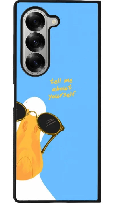 Coque Samsung Galaxy Z Fold6 - Silicone rigide noir Tell me about yourself Summer 2026