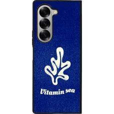 Samsung Galaxy Z Fold6 Case Hülle - Silikon schwarz Vitamin sea Summer 2026