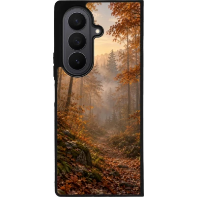 Coque Samsung Galaxy Z Fold7 - Silicone rigide noir Autumn 26 Autumn walk