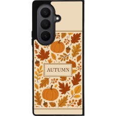 Coque Samsung Galaxy Z Fold7 - Silicone rigide noir Autumn 26 Hello autumn