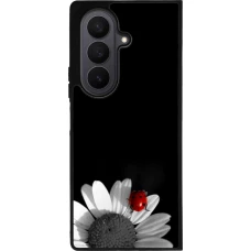 Coque Samsung Galaxy Z Fold7 - Silicone rigide noir Black and white Cox