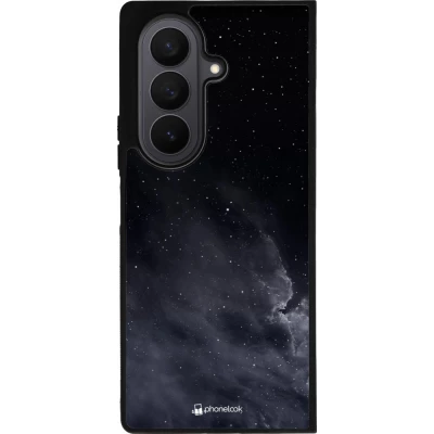 Coque Samsung Galaxy Z Fold7 - Silicone rigide noir Black Sky Clouds