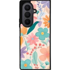 Samsung Galaxy Z Fold7 Case Hülle - Silikon schwarz Easter 2024 spring flowers