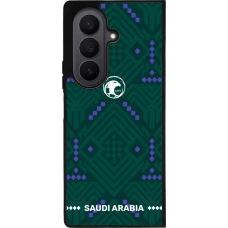 Samsung Galaxy Z Fold7 Case Hülle - Silikon schwarz Saudi Arabien 2026 personalisierbares Fussballtrikot