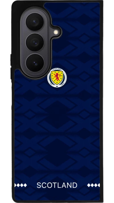 Samsung Galaxy Z Fold7 Case Hülle - Silikon schwarz Schottland 2026 personalisierbares Fussballtrikot