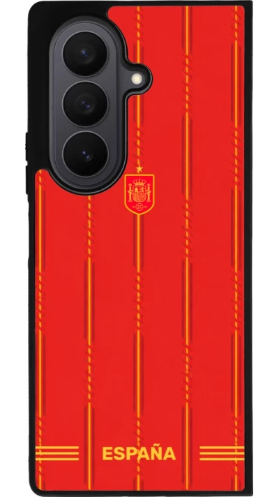 Samsung Galaxy Z Fold7 Case Hülle - Silikon schwarz Spanien 2026 personalisierbares Fussballtrikot