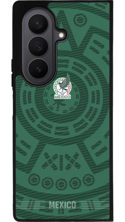 Samsung Galaxy Z Fold7 Case Hülle - Silikon schwarz Mexiko 2026 personalisierbares Fussballtrikot