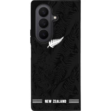 Samsung Galaxy Z Fold7 Case Hülle - Silikon schwarz Neuseeland 2026 personalisierbares Fussballtrikot