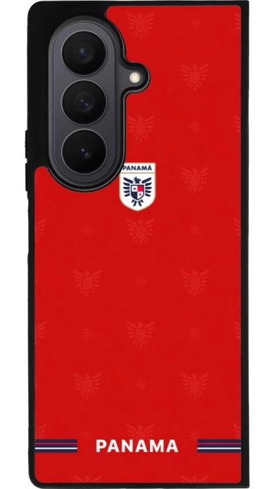 Samsung Galaxy Z Fold7 Case Hülle - Silikon schwarz Panama 2026 personalisierbares Fussballtrikot